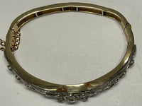 Bracelet Victorian Style C. 1900s Solid Gold & Diamonds Piece - $13K APR w/ CoA! APR57