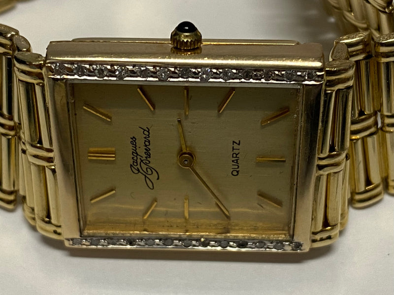 JACQUES PREVARD Beautiful Solid Gold w/ Diamonds Unisex Watch - $20K APR w/ COA! APR57