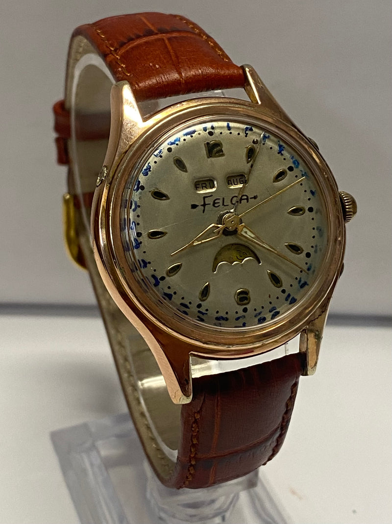 70s Watches: Mint Felca Teleguide Automatic - AS 1896 NOS