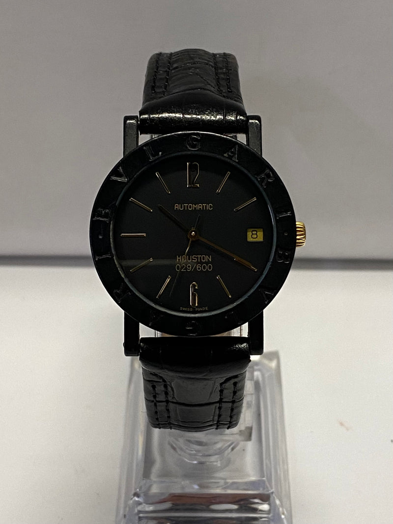 BVLGARI Houston Limited Edition  29 of 600 Black Plastic Watch- $10K APR w/ COA! APR 57