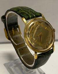 GUBELIN Extra-Thin 18K Gold w/ Unique Diamond-Style Dial Watch- $15K APR w/ COA! APR57