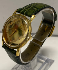 GUBELIN Extra-Thin 18K Gold w/ Unique Diamond-Style Dial Watch- $15K APR w/ COA! APR57