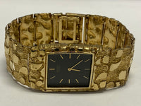 SEIKO Wristwatch w/ Custom Textured Solid 14K Gold Case and Bracelet - 15K APR Value w/ CoA! APR 57