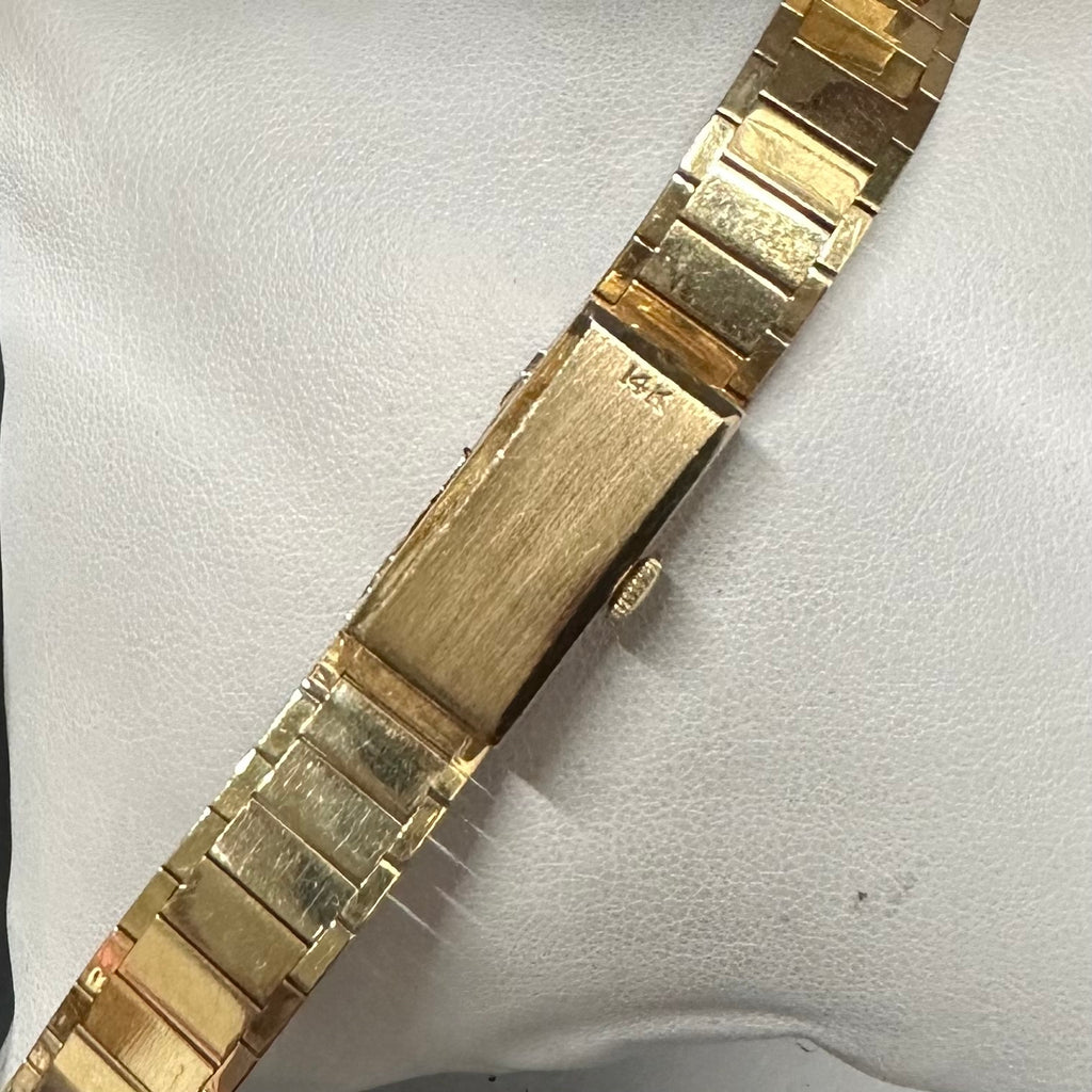 HERNA Vintage 1940's Solid Gold Beautiful Ladies Hidden Watch - $16K A