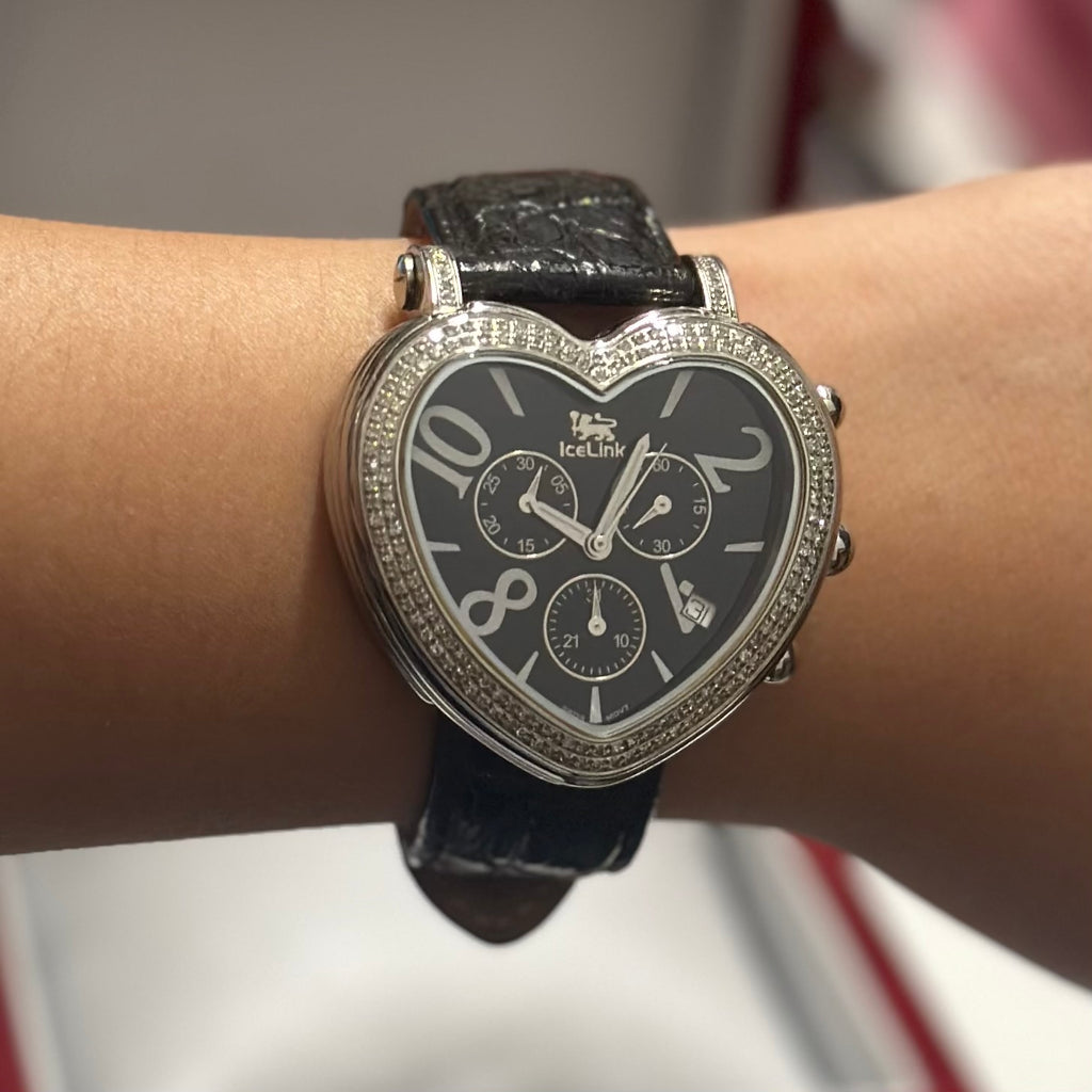 ICELINK Sagitta Heart Shaped Chronograph Lady's Watch