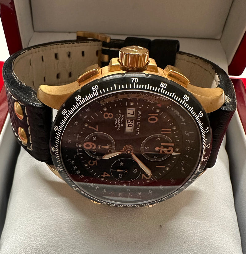 Hamilton Chronograph Mens Skeleton Movement Very Rare Brand New $4K APR& COA!!!! APR 57