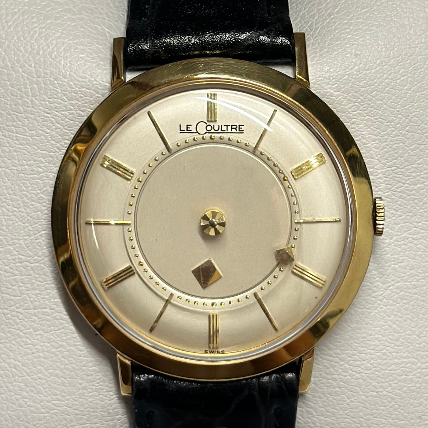 JAEGER LE COULTRE Watch 1950s w Mystery Dial