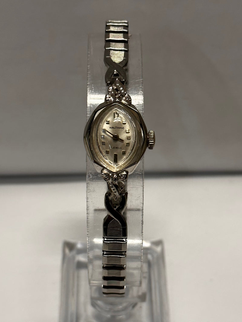 WALTHAM Beautiful Unique Ladies Stainless Steel & Diamond Watch- $3K APR w/ COA! APR57