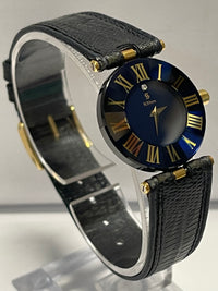 H. Stern Rare Ladies Size Sapphire Blue & 18K Yellow Gold Watch- $15K APR w/COA! APR57