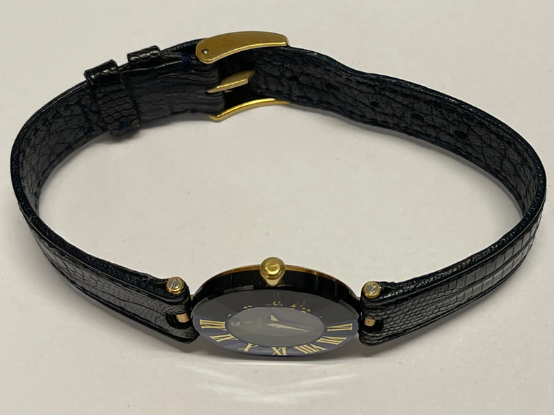 H. Stern Rare Ladies Size Sapphire Blue & 18K Yellow Gold Watch- $15K APR w/COA! APR57