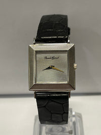 BUECHE GIROD Square Case Ultra Thin 18K White Gold Unisex Watch - $16K APR w/COA APR 57