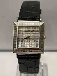 BUECHE GIROD Square Case Ultra Thin 18K White Gold Unisex Watch - $16K APR w/COA APR 57