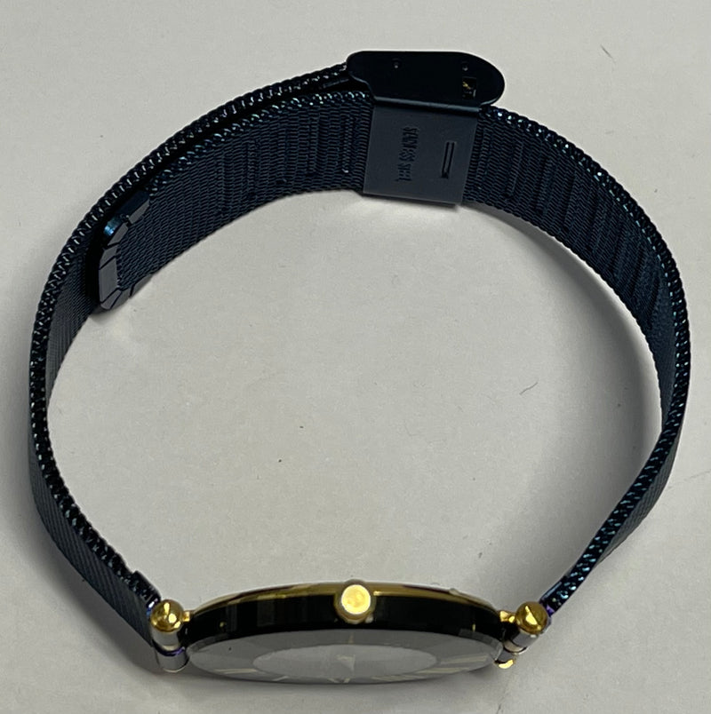 H. STERN Blue Sapphire w/Gold Roman Numbers Bezel Unisex Watch- $16K APR w/ COA! APR57