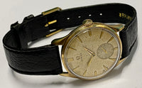 OMEGA Rhodesia Railways 9K Gold 1950's Rare Mechanical Watch - $10K Appraisal Value! ✓ APR 57