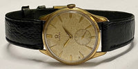 OMEGA Rhodesia Railways 9K Gold 1950's Rare Mechanical Watch - $10K Appraisal Value! ✓ APR 57