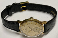 OMEGA Rhodesia Railways 9K Gold 1950's Rare Mechanical Watch - $10K Appraisal Value! ✓ APR 57