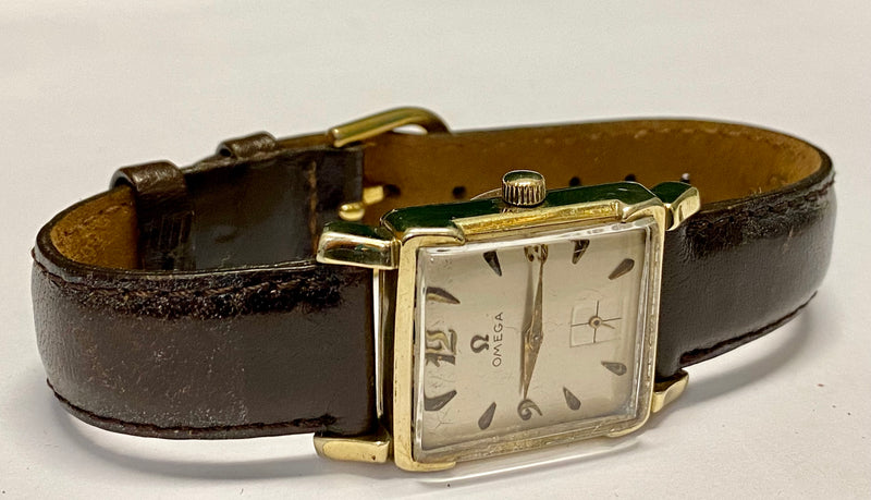 OMEGA 14K Gold-Filled Vintage circa 1940s Wristwatch - $6K APR Value w/ CoA! APR 57