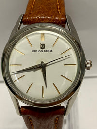 UNIVERSAL GENEVE Vintage C.1950's Beautiful Steel Men's Watch - $10K APR w/ COA! APR57