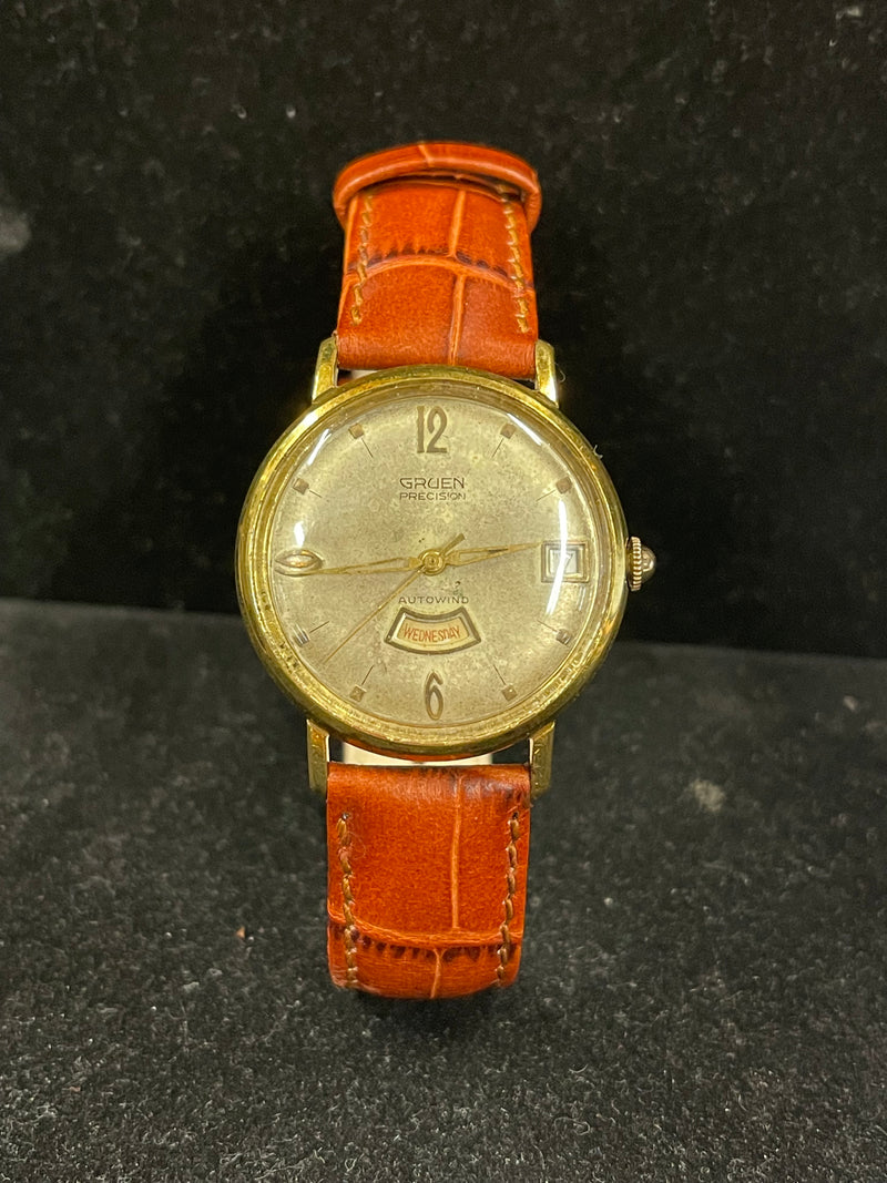 Brand NewGrüen Precision beautiful c. 1950’s unisex WATCH - $6K APR w/ COA! APR 57