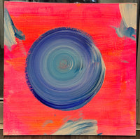 "Brendan Cass" OOAK Abstract Contemporary Art, Blue Dot  - $28K APR w/CoA APR57