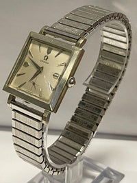 OMEGA Beautiful White Gold w/Square Case Vintage Men's Watch  - $10K APR w/ COA! APR 57