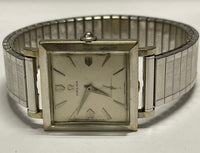 OMEGA Beautiful White Gold w/Square Case Vintage Men's Watch  - $10K APR w/ COA! APR 57