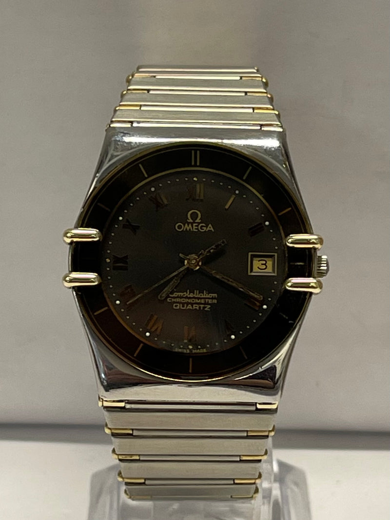 OMEGA Constellation Date Two-Tone Beautiful Design Unisex Watch- $10K APR w/ COA APR 57