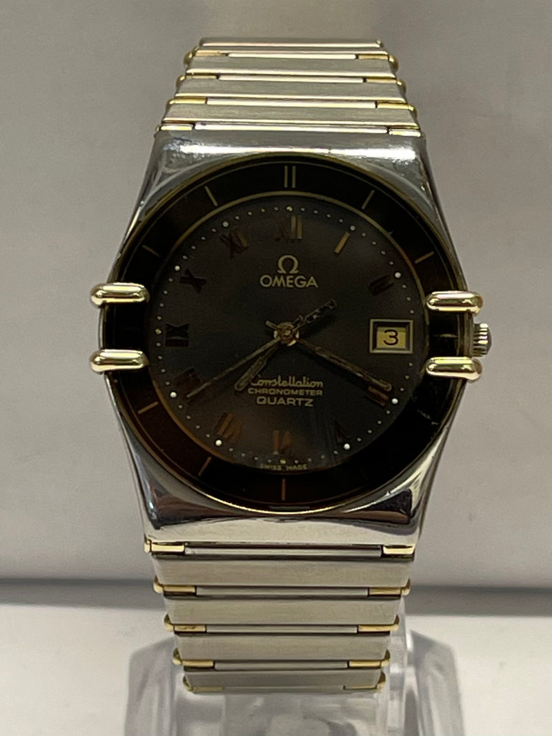 OMEGA Constellation Date Two-Tone Beautiful Design Unisex Watch- $10K APR w/ COA APR 57