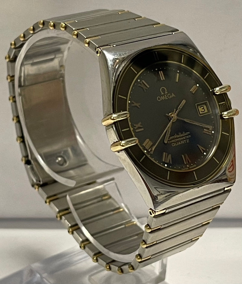 OMEGA Constellation Date Two-Tone Beautiful Design Unisex Watch- $10K APR w/ COA APR 57