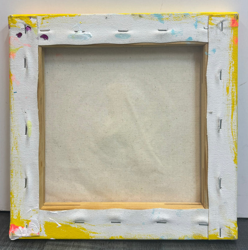 "Brendan Cass" OOAK Abstract Contemporary Art, Big Orange Dot - $23K APR w/CoA APR57