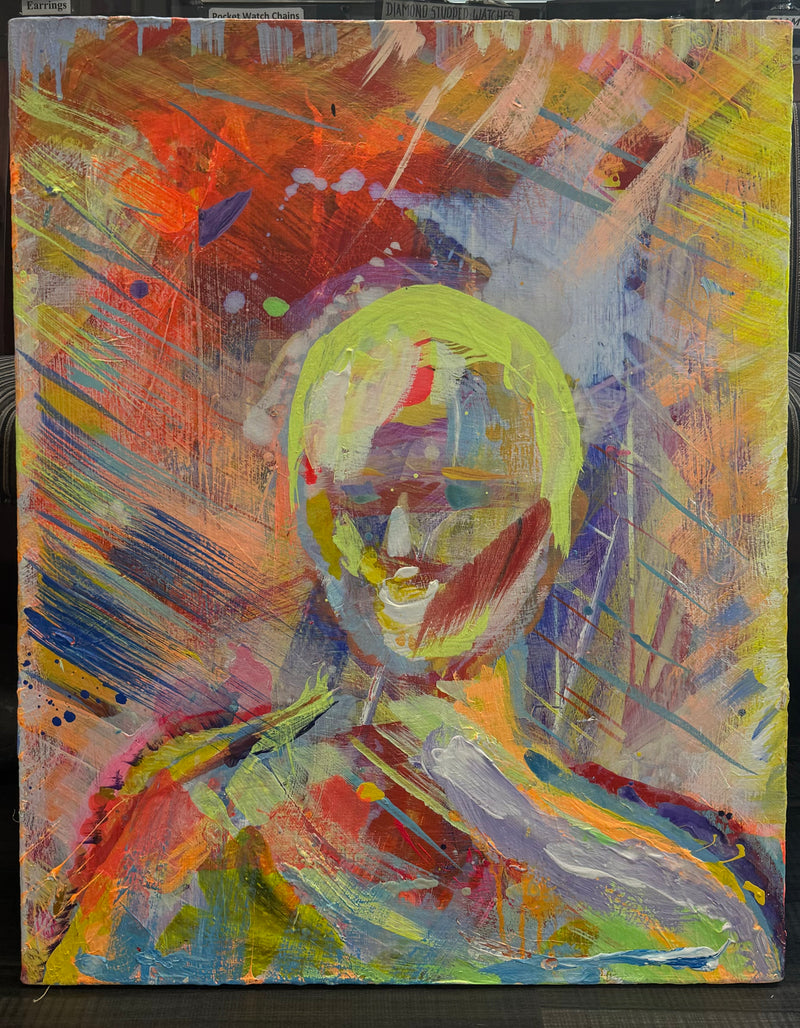 "Brendan Cass" OOAK Abstract Contemporary Art, Portrait - $30K APR w/CoA APR57