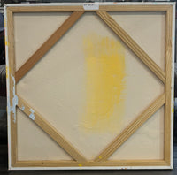 "Brendan Cass" OOAK Abstract Contemporary Art, Light Orange Dot- $30K APR w/ CoA APR57
