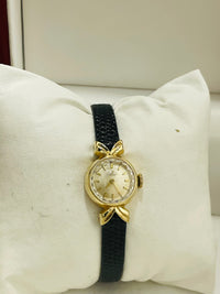 TISSOT VINTAGE RARE SOLID YELLOW GOLD MECHANICAL LADIES WATCH - $8K APR w/ COA!