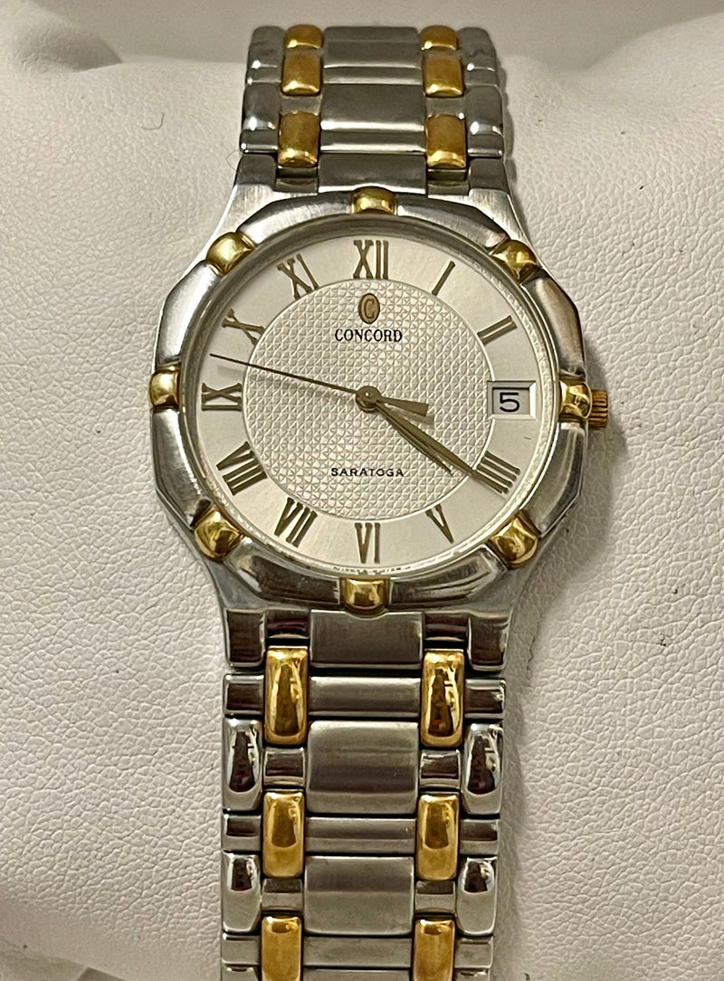 Concord Exclusive 18K YG & SS Rare Designer Men's Wrist Watch - $10K APR w/ COA! APR57