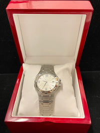 Concord Saratoga Designer Very heavy SS Quartz Men's Wrist Watch - $8K APR w/COA APR57