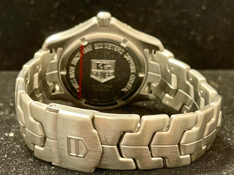 Tag Heuer Link Elegant Black Dial SS Quartz Men's Wrist Watch - $8K APR w/ COA!! APR57