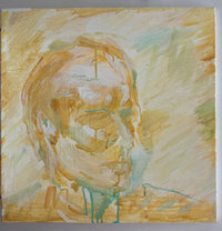 "Brendan Cass" OOAK Abstract Contemporary Art, Yellow Portrait - $28K APR w/CoA APR57