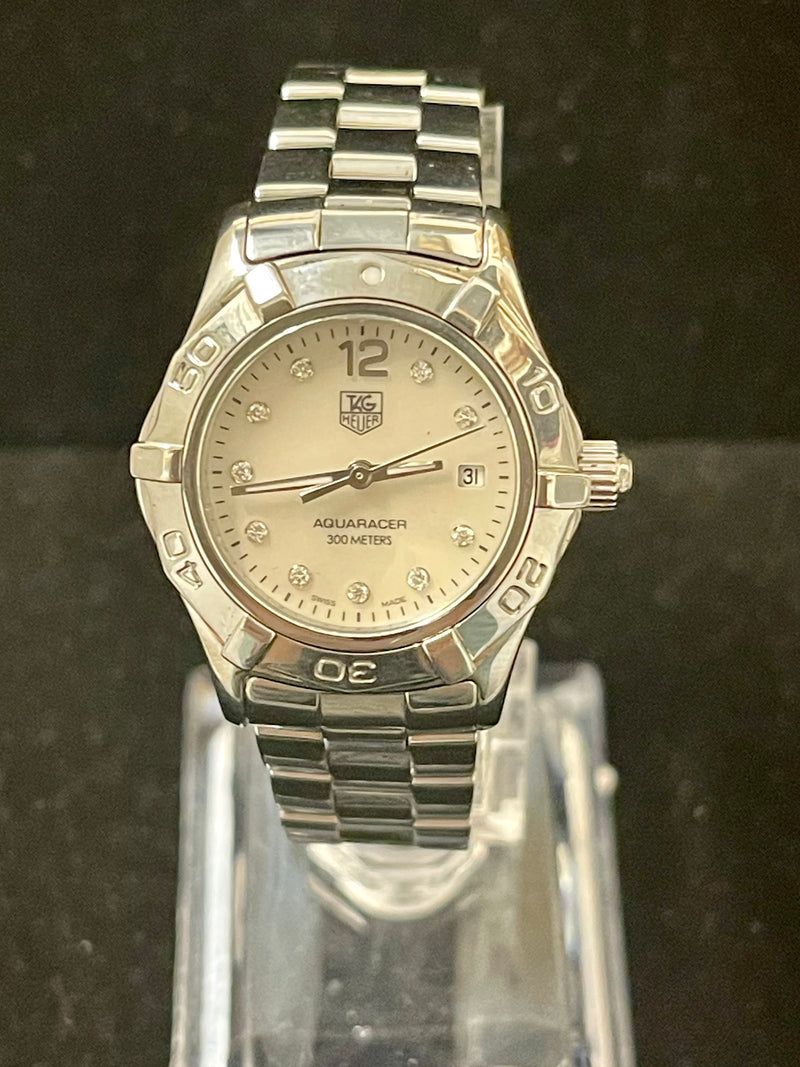 Tag Heuer Aquaracer Mother of Pearl DIal w/ Diam Ladies Watch - $5K APR w/ COA!! APR57