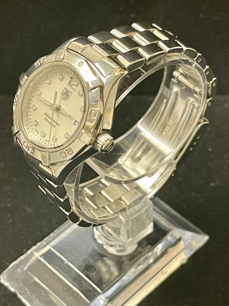 Tag Heuer Aquaracer Mother of Pearl DIal w/ Diam Ladies Watch - $5K APR w/ COA!! APR57