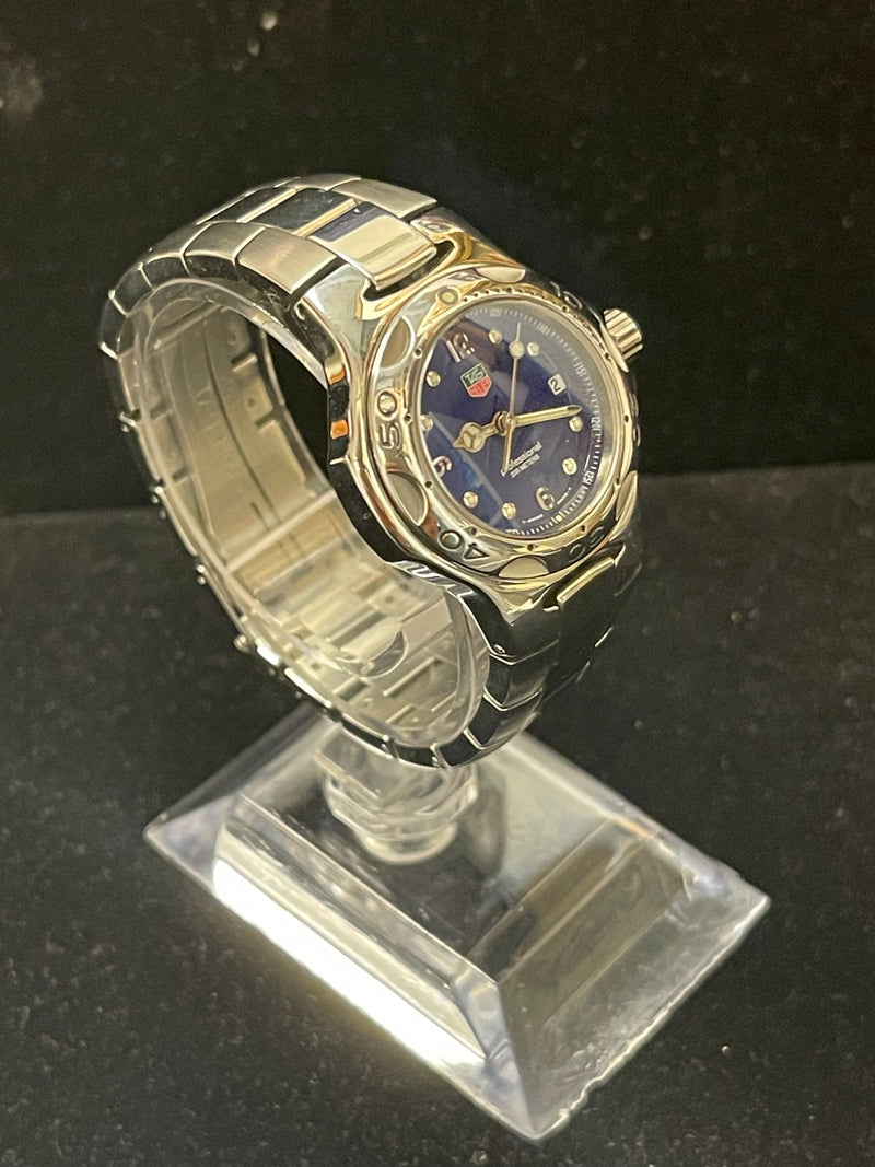 Tag Heuer Professional SS w/ Rare Sapphire Dial Ladies Watch - $4.5K APR w/ COA! APR 57