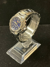 Tag Heuer Professional SS w/ Rare Sapphire Dial Ladies Watch - $4.5K APR w/ COA! APR 57