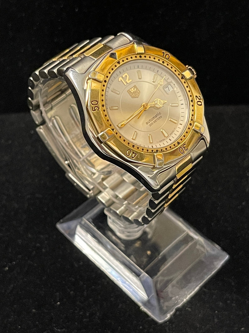 Tag Heuer Automatic Unique & Rare SS & 18K YGP Men's Wristwatch - $5K APR w/ COA APR 57