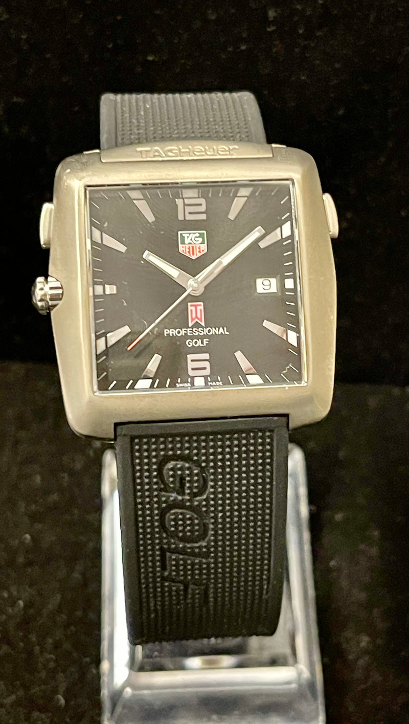 Tag Heuer Professional Golf Ltd Ed Titanium/SS Men's Wrist Watch - $8K APR w/COA APR 57