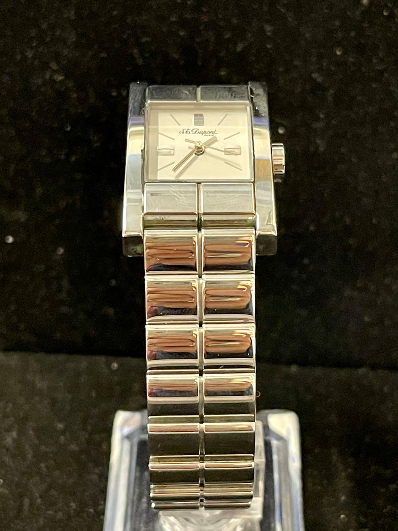 ST Dupont Rare WG Polish SS Men's Wrist Watch w/ Date Feature - $8K AP