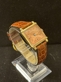 Dunhill Unique Crystal & Rare DIal Solid YG Men's Wrist Watch - $16K APR w/ COA! APR 57