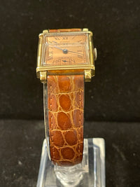 Dunhill Unique Crystal & Rare DIal Solid YG Men's Wrist Watch - $16K APR w/ COA! APR 57