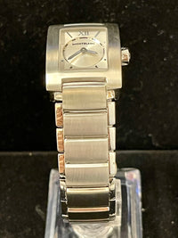 Montblanc Unique Rectangular Tank Platinum Dial SS Unisex Watch- $7K APR w/ COA! APR 57