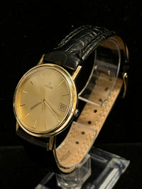 CONCORD JUMBO CHRONOGRAPH QUARTZ MEN'S 14K YELLOW GOLD WATCH - $10K APR w/ COA! APR57