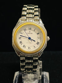 CONCORD STEEPLECHASE QUARTZ STAINLESS STEEL & YG WOMEN'S WATCH - $6K APR w/ COA! APR57