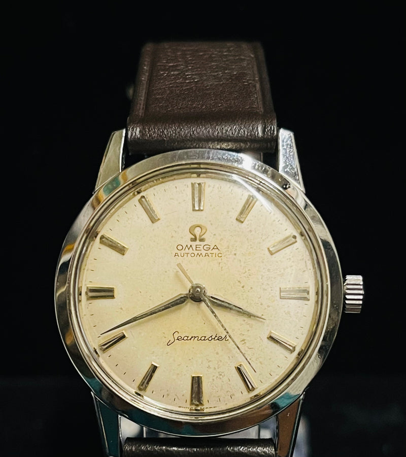 OMEGA Seamaster Vintage w/ Beautiful Silver Pie-Pan Dial Design- $7K APR w/ COA! APR 57